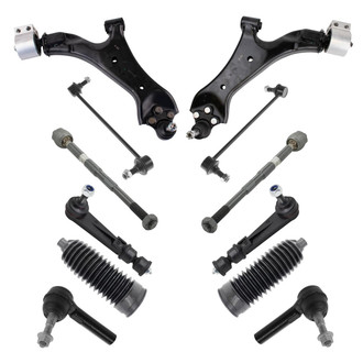 TRQ® - Front and Rear Control Arm and Suspension Kit