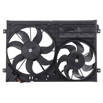 TRQ® - Dual Radiator and Condenser Fan Assembly