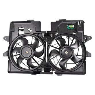 TRQ® - Dual Radiator and Condenser Fan Assembly