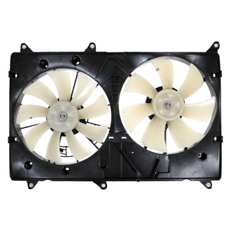 TRQ® - Dual Radiator and Condenser Fan Assembly