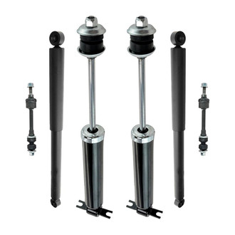 TRQ® - Front and Rear Shock Absorber Set