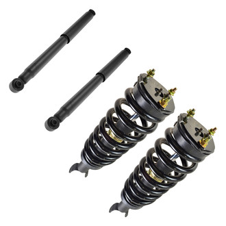 TRQ® - Front and Rear Complete Strut Assembly Kit