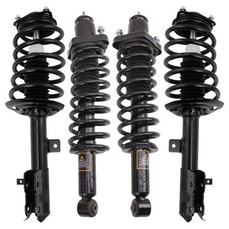 TRQ® - Front and Rear Shock Absorber Set