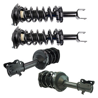 TRQ® - Front and Rear Complete Strut Assembly Kit