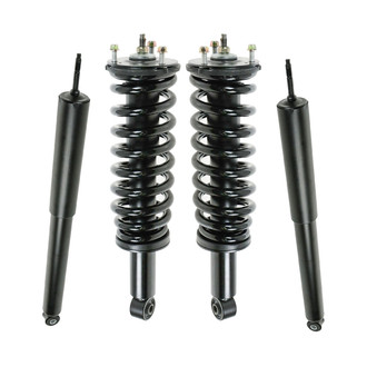 TRQ® - Front and Rear Complete Strut Assembly Kit