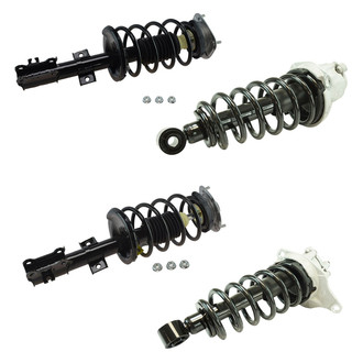 TRQ® - Front and Rear Complete Strut Assembly Kit