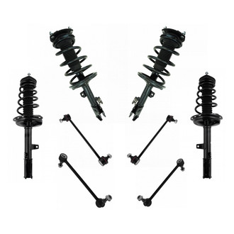 TRQ® - Front and Rear Shock Absorber and Suspension Kit