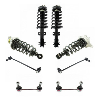 TRQ® - Front and Rear Complete Strut Assembly Kit