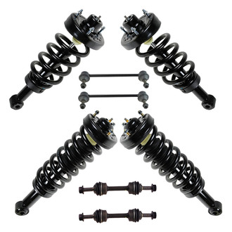TRQ® - Front and Rear Complete Strut Assembly Kit