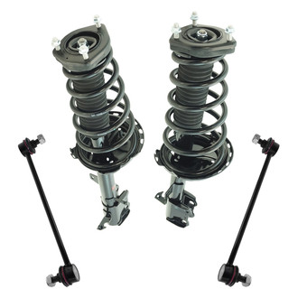 TRQ® - Rear Driver or Passenger Side Complete Strut Assembly Kit