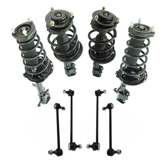 TRQ® - Front and Rear Complete Strut Assembly Kit