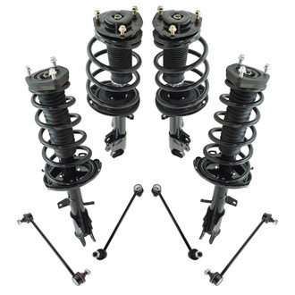 TRQ® - Front and Rear Shock Absorber and Suspension Kit