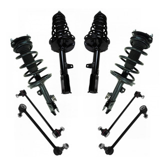 TRQ® - Front and Rear Driver and Passenger Side Shock Absorber and Suspension Kit