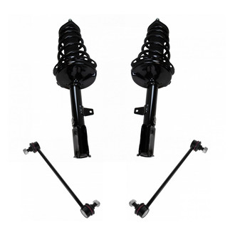 TRQ® - Rear Driver or Passenger Side Complete Strut Assembly Kit