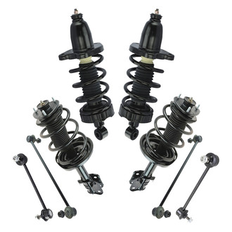 TRQ® - Front and Rear Complete Strut Assembly Kit