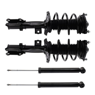 TRQ® - Front and Rear Complete Strut Assembly Kit
