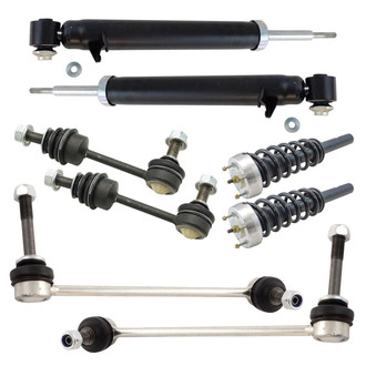 TRQ® - Front and Rear Shock Absorber and Suspension Kit