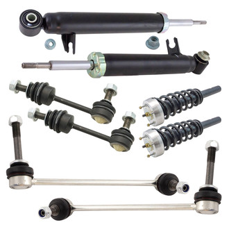 TRQ® - Front and Rear Shock Absorber and Suspension Kit