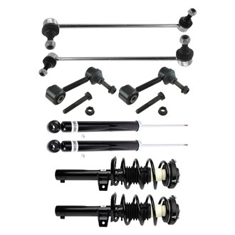 TRQ® - Front and Rear Shock Absorber and Suspension Kit