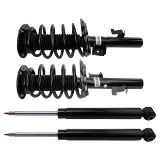 TRQ® - Front and Rear Complete Strut Assembly Kit