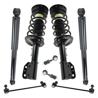 TRQ® - Front and Rear Complete Strut Assembly Kit
