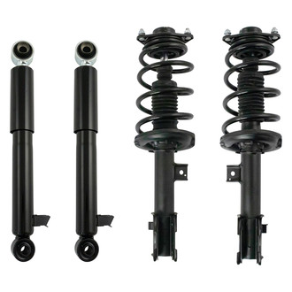 TRQ® - Front and Rear Complete Strut Assembly Kit