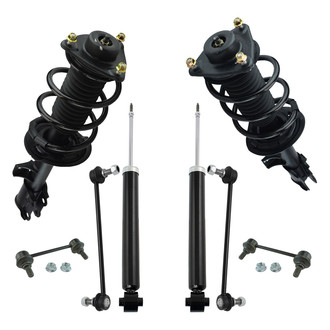 TRQ® - Front and Rear Complete Strut Assembly Kit