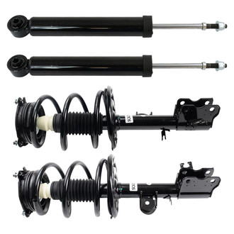 TRQ® - Front and Rear Complete Strut Assembly Kit