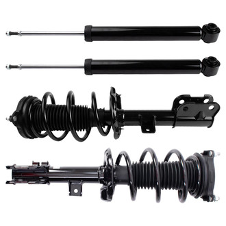 TRQ® - Front and Rear Complete Strut Assembly Kit