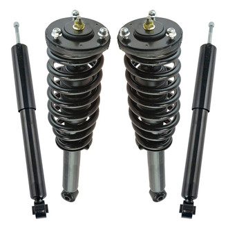 TRQ® - Front and Rear Complete Strut Assembly Kit