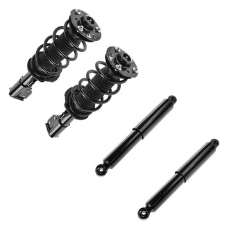 TRQ® - Front and Rear Complete Strut Assembly Kit