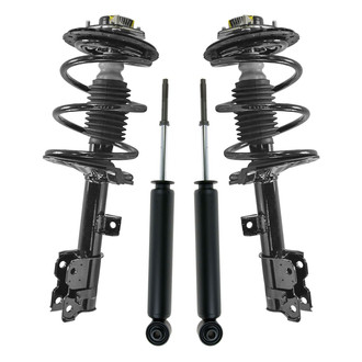 TRQ® - Front and Rear Complete Strut Assembly Kit