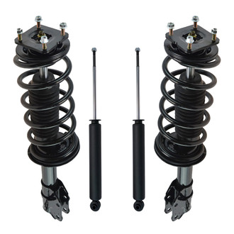 TRQ® - Front and Rear Complete Strut Assembly Kit
