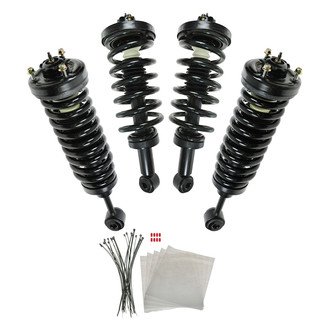 TRQ® - Front and Rear Air to Coil Spring Conversion Kit