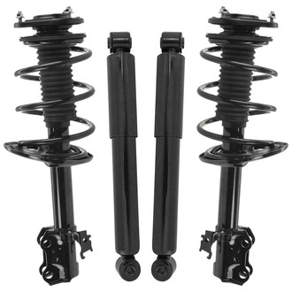 TRQ® - Front and Rear Complete Strut Assembly Kit