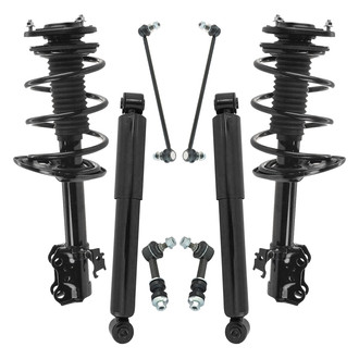 TRQ® - Front and Rear Complete Strut Assembly Kit