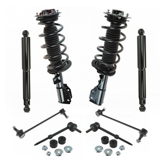 TRQ® - Front and Rear Complete Strut Assembly Kit