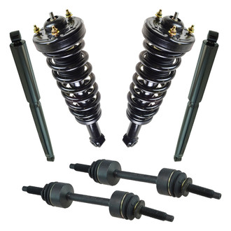 TRQ® - Front and Rear Complete Strut Assembly Kit
