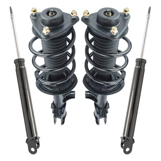 TRQ® - Front and Rear Complete Strut Assembly Kit