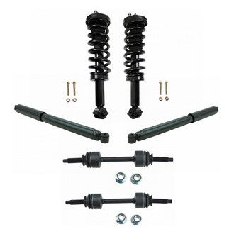 TRQ® - Front and Rear Complete Strut Assembly Kit