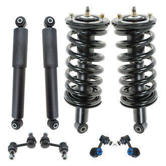 TRQ® - Front and Rear Complete Strut Assembly Kit