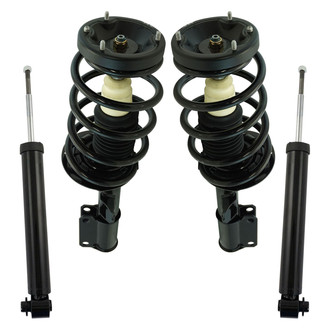TRQ® - Front and Rear Complete Strut Assembly Kit