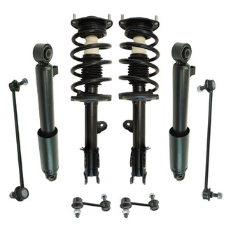 TRQ® - Front and Rear Complete Strut Assembly Kit