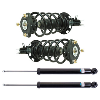 TRQ® - Front and Rear Complete Strut Assembly Kit