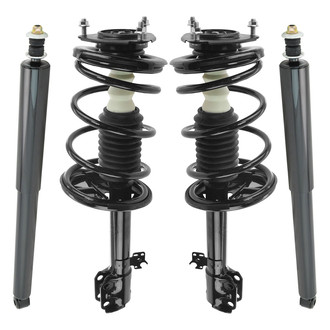 TRQ® - Front and Rear Complete Strut Assembly Kit