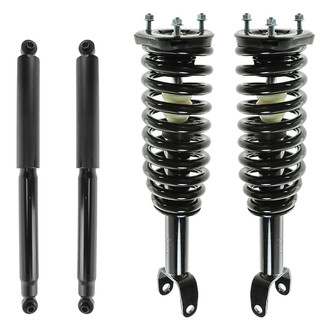TRQ® - Front and Rear Complete Strut Assembly Kit