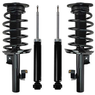 TRQ® - Front and Rear Complete Strut Assembly Kit