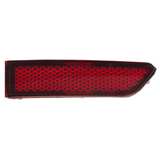 TRQ® - Rear Outer Driver Side Bumper Reflector
