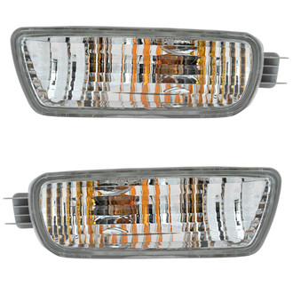 TRQ® - Driver and Passenger Side Replacement Turn Signal/Parking Lights