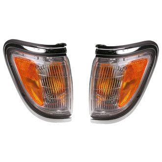 TRQ® - Driver and Passenger Side Replacement Turn Signal/Corner Lights